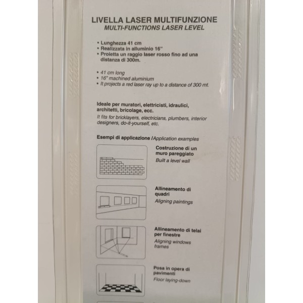 5093 Laser-Wasserwaage 41 cm mit Loch